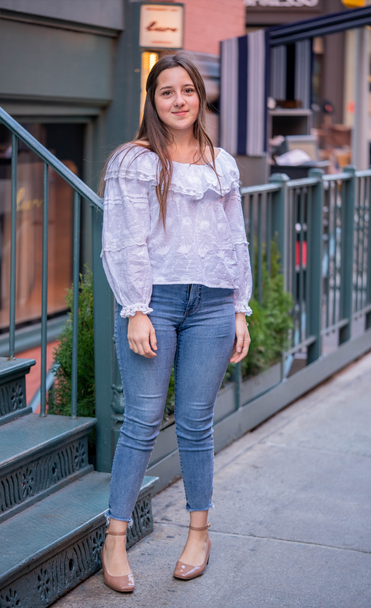 PENELOPE BLOUSE | LILY GARDEN EYELET