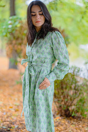 NATALIE KNEE LENGTH SHIRT DRESS | GRACIOSA